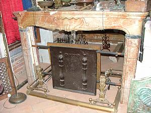 Lombard fireplace mantel